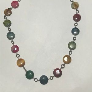 .925 Silver Gemstone Necklace